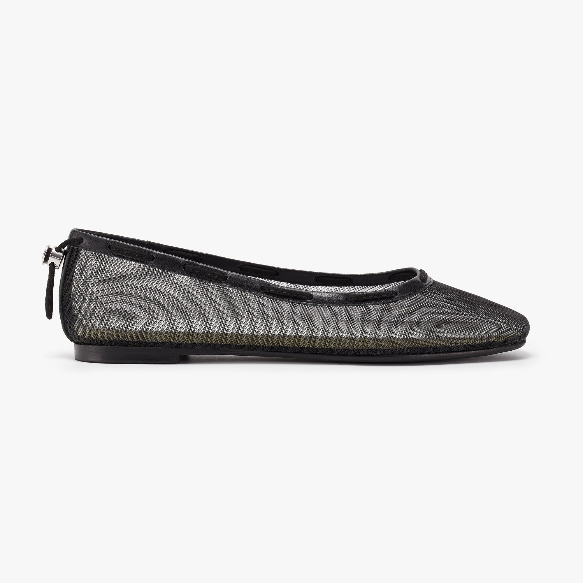 Glove Flats - Black Mesh