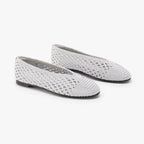All Day Flats - Silver Woven