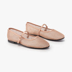 Luz Mary Jane - Rose Gold Mesh
