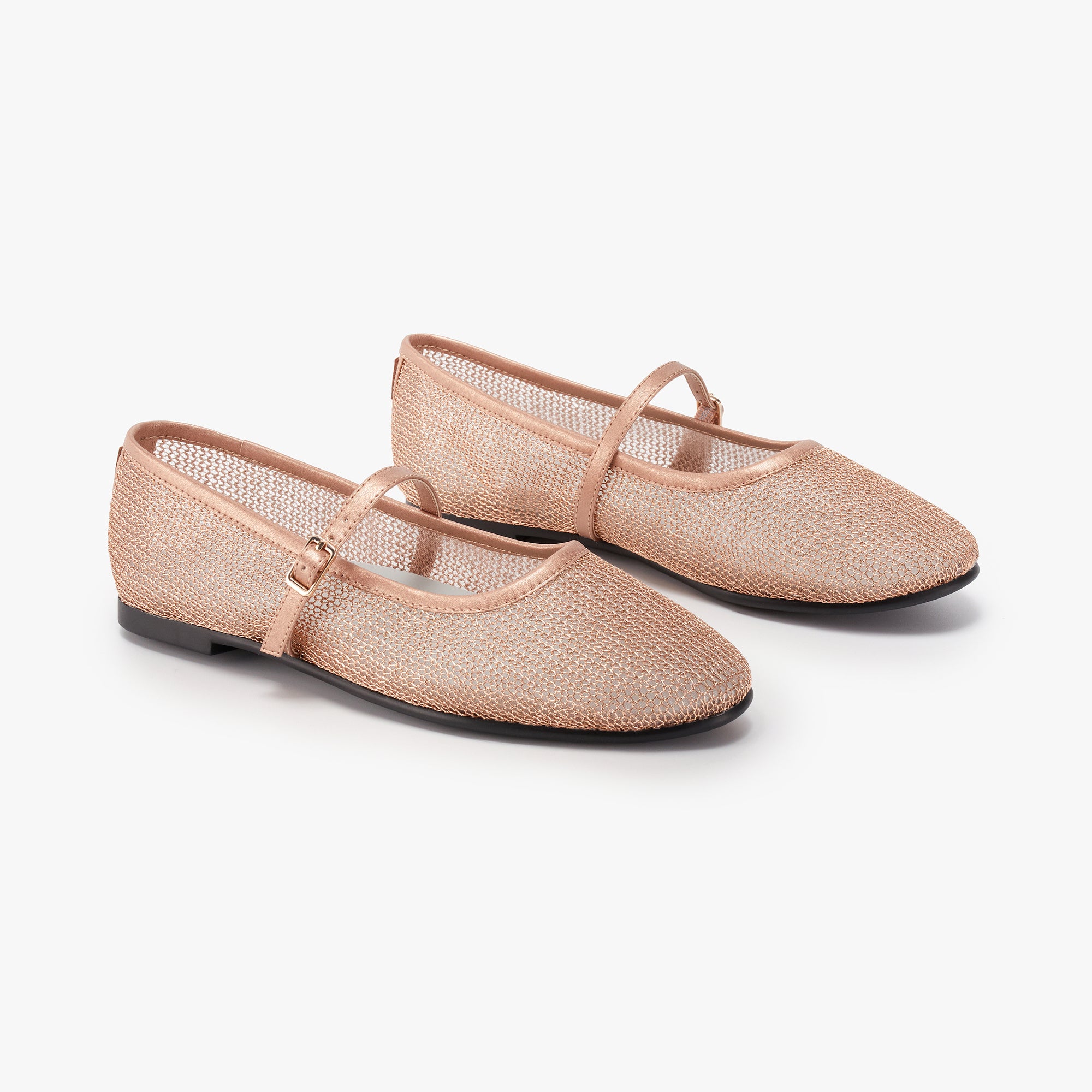 Luz Mary Jane - Rose Gold Mesh
