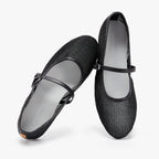 Luz Mary Jane - Black Mesh