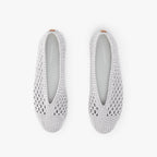 All Day Flats - Silver Woven