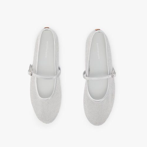 Luz Mary Jane - Silver Mesh – Anothersole SG