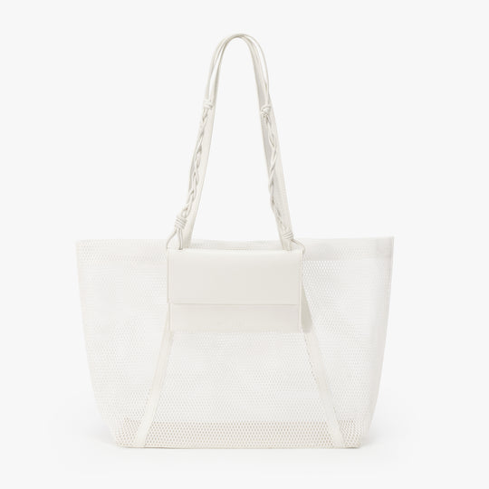 Aman Mesh Tote - White