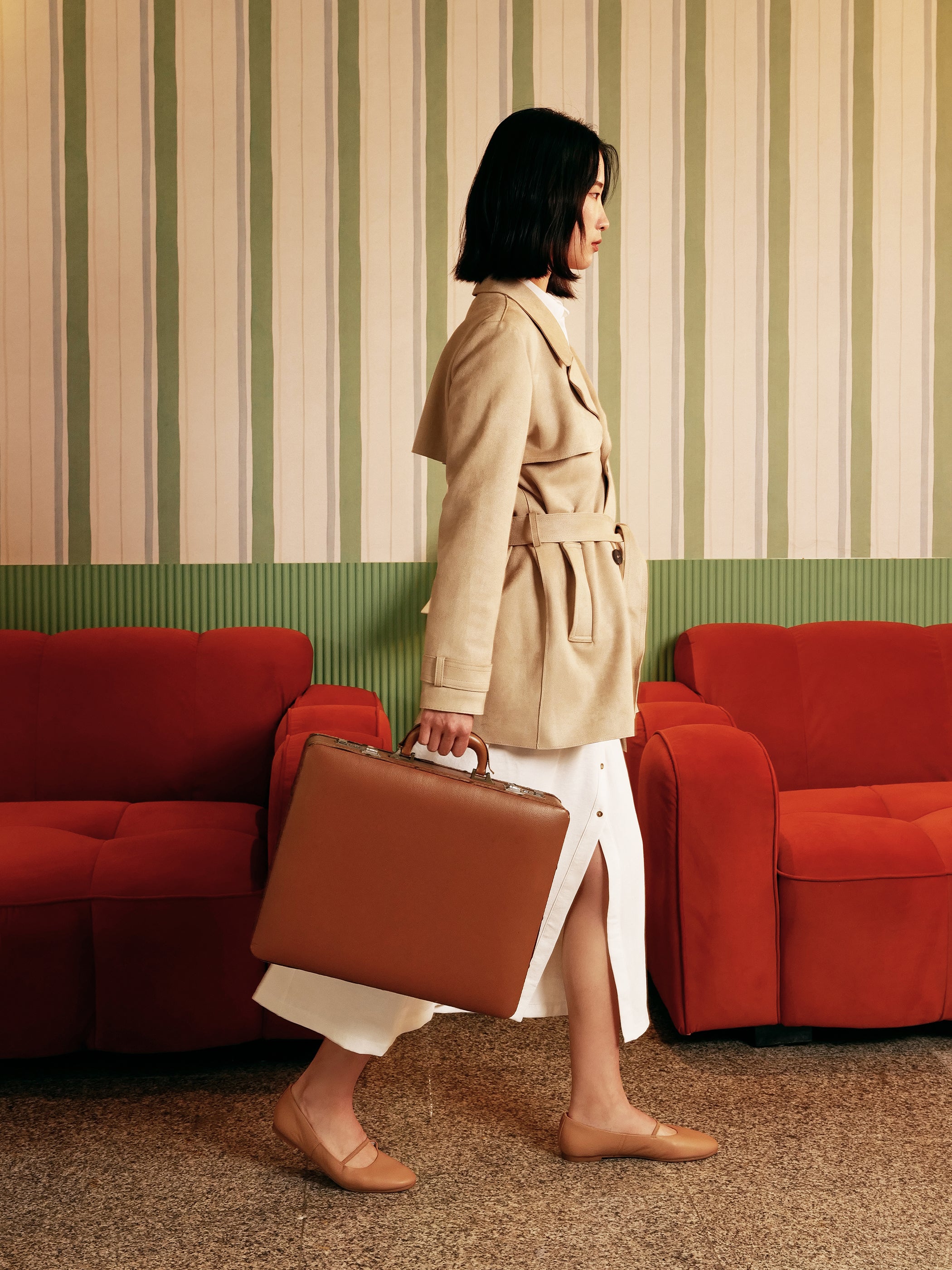 Travel Flats - Latte