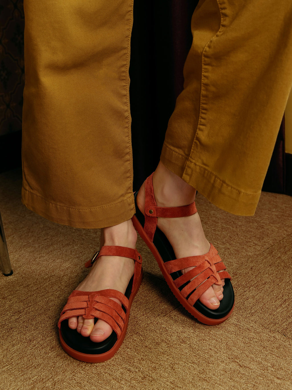 Bonjour Marshmallow Sandals - Terracotta