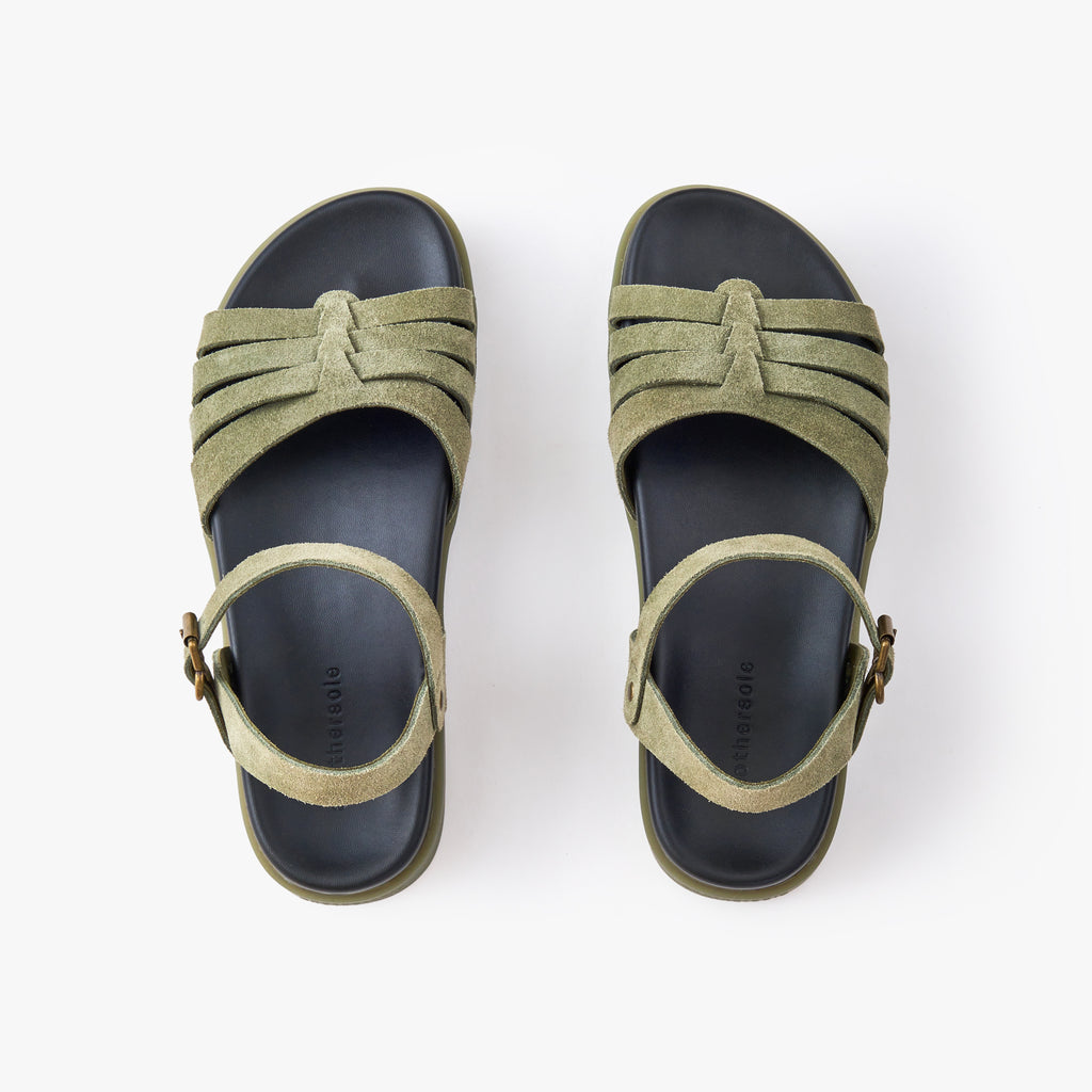 Bonjour Marshmallow Sandals - Sage