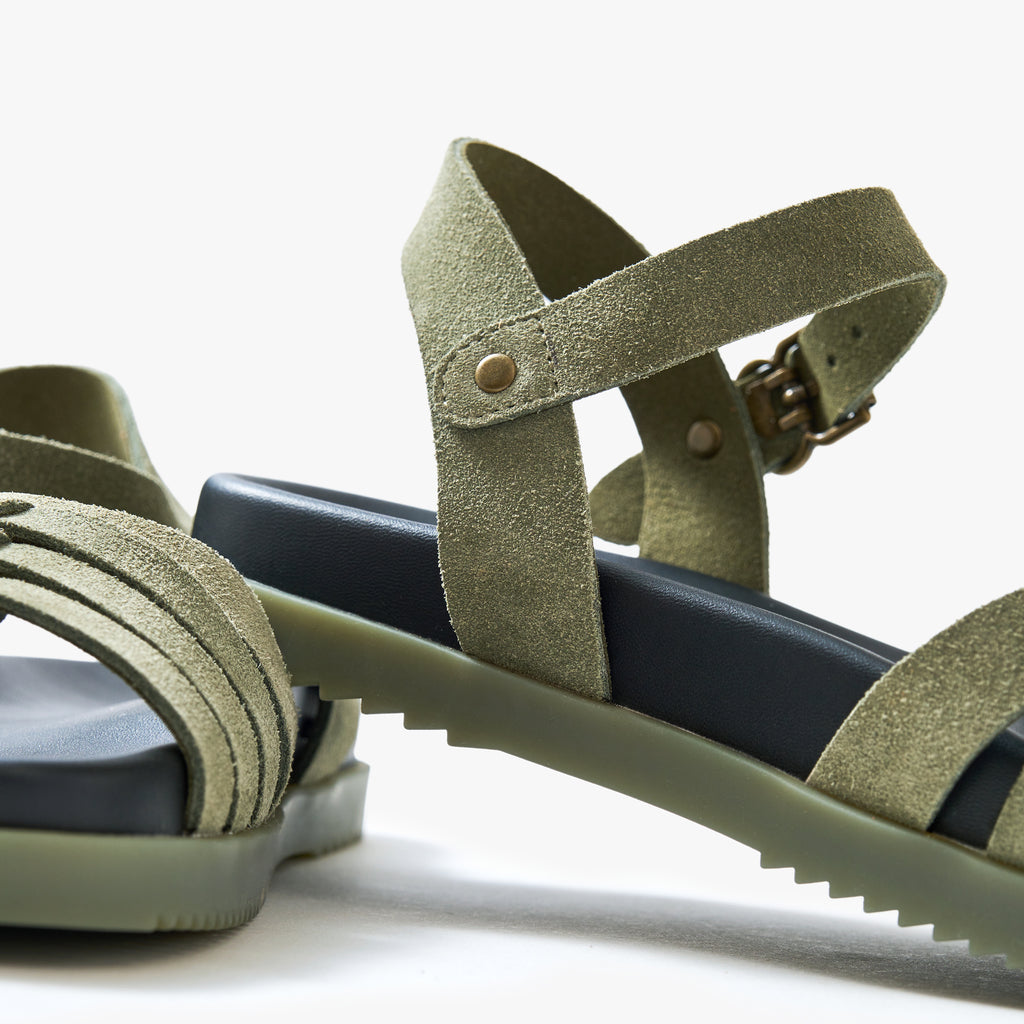 Bonjour Marshmallow Sandals - Sage