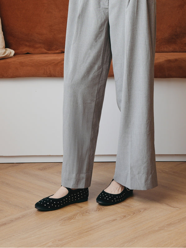 Belle Mary Jane - Diamante Black