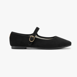 Belle Mary Jane - Black Suede