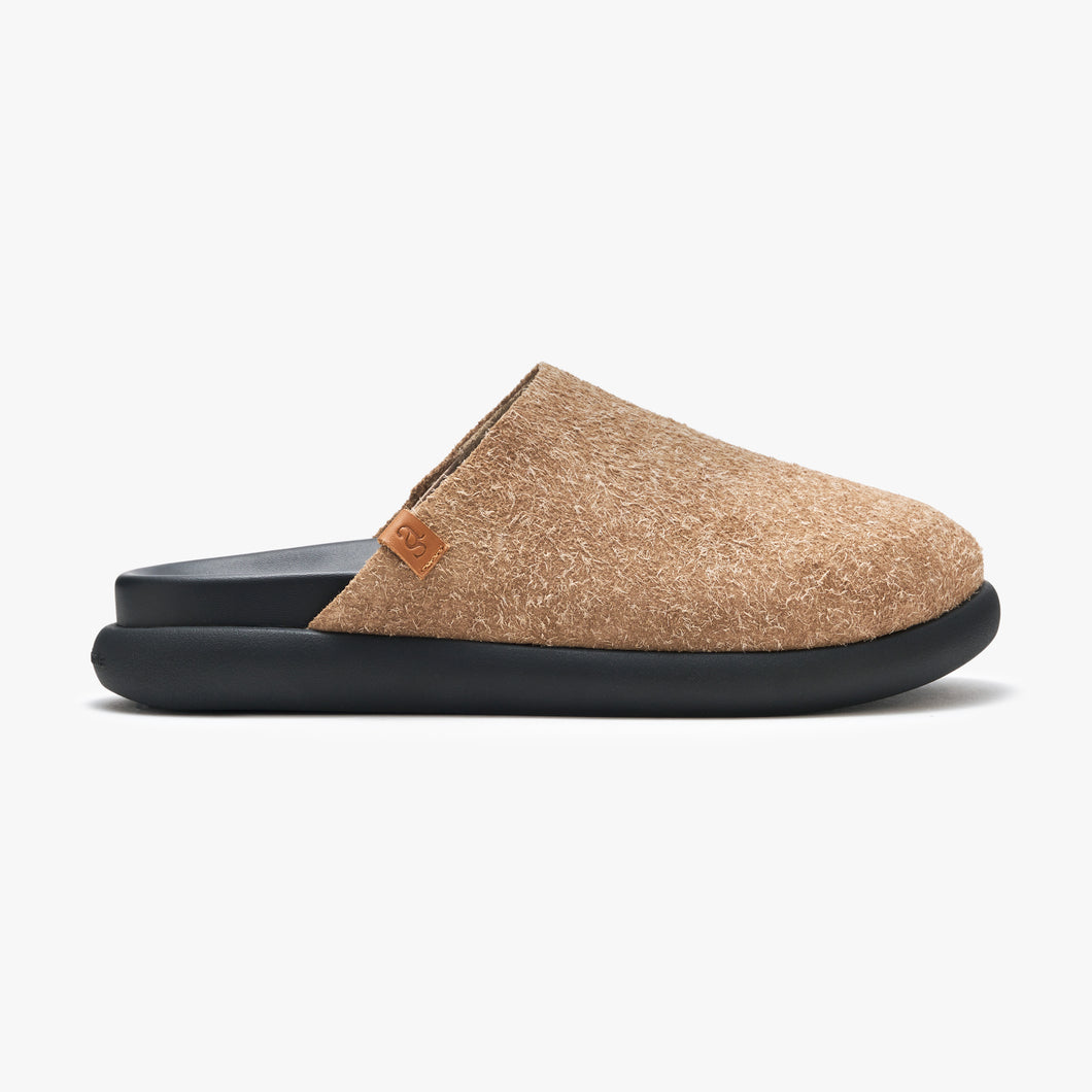 Cloggy - Taupe Suede