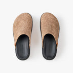Cloggy - Taupe Suede