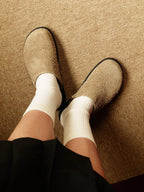 Cloggy - Taupe Suede