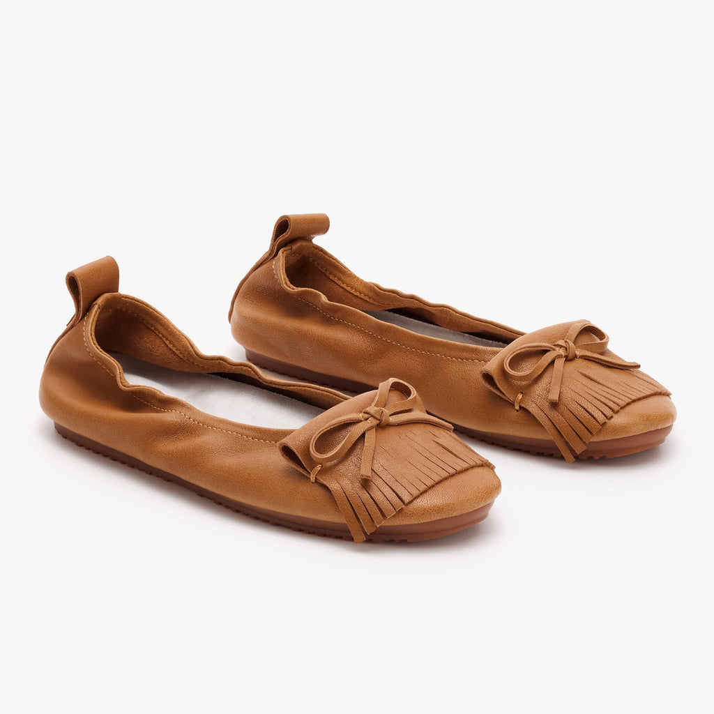Emilie Flats - Tan