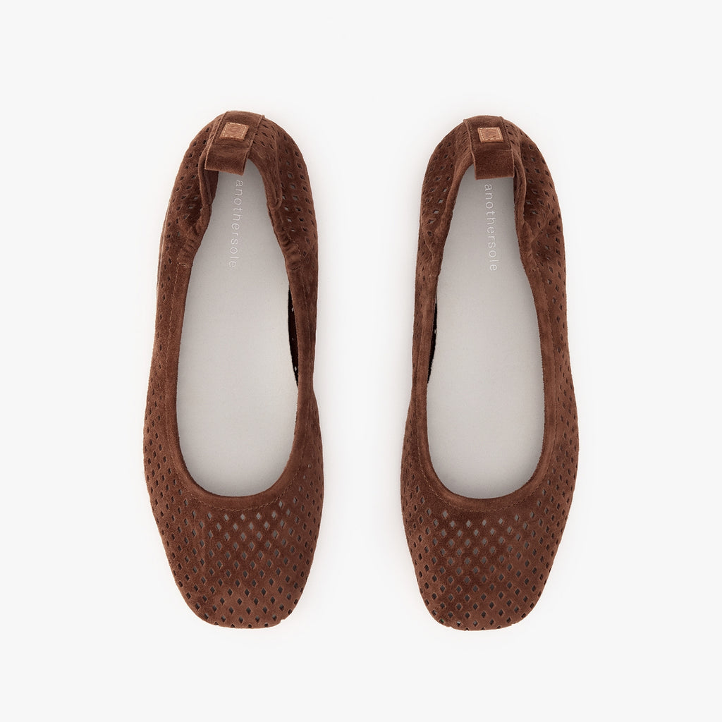 Glove Flats - Mocha Cut-out