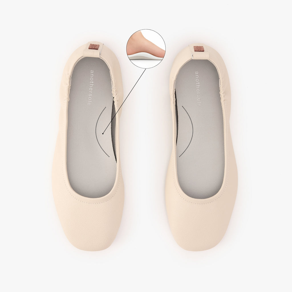Glove Flats - Cream