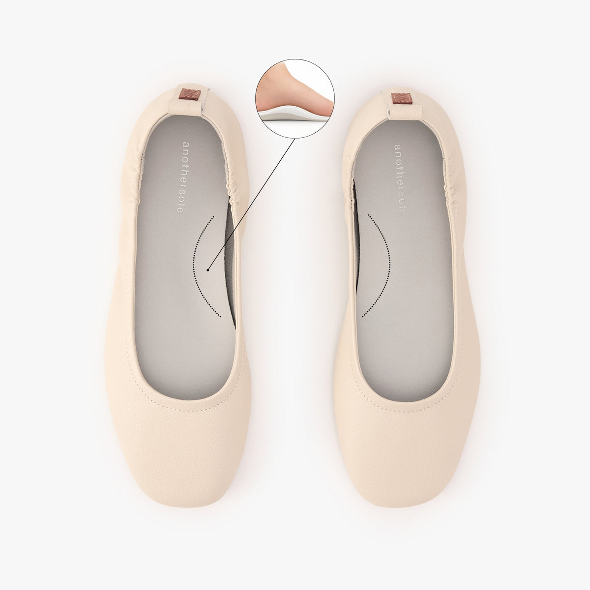 Glove Flats - Cream