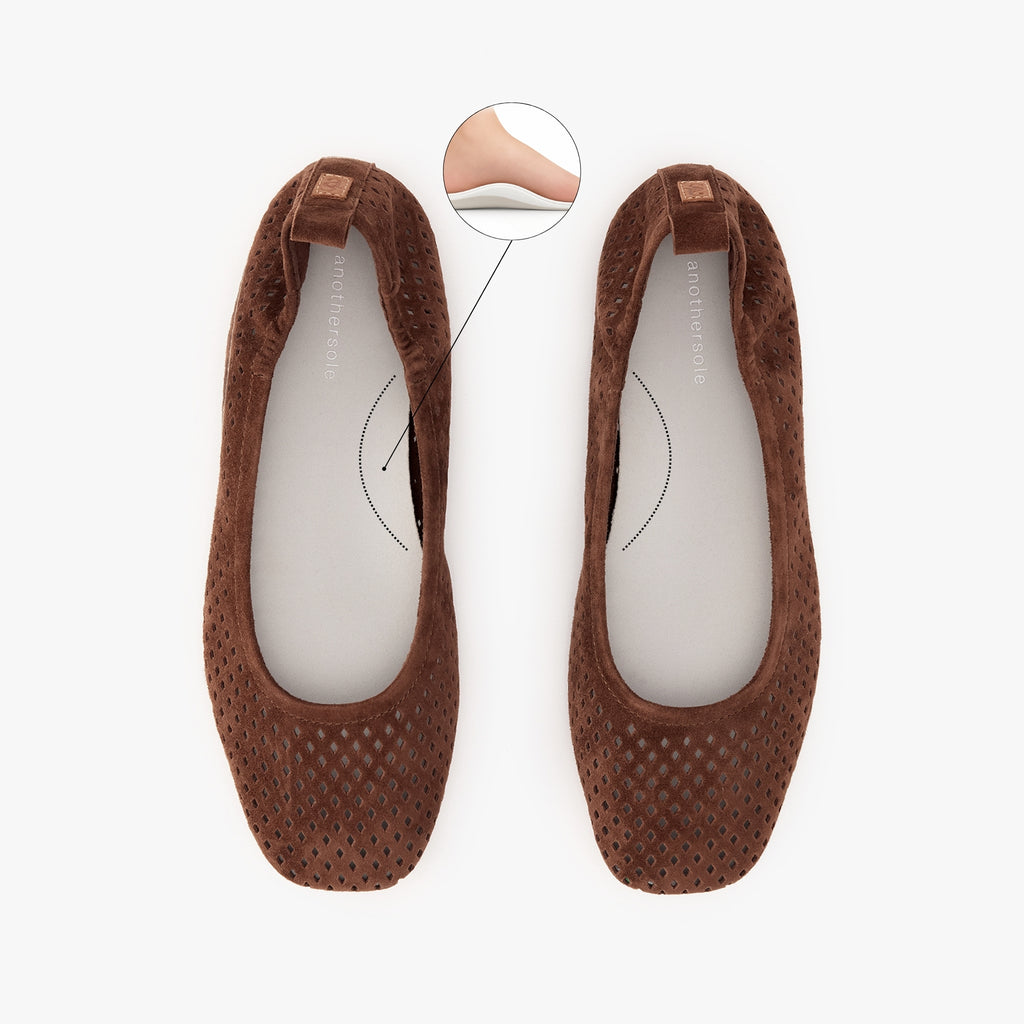 Glove Flats - Mocha Cut-out