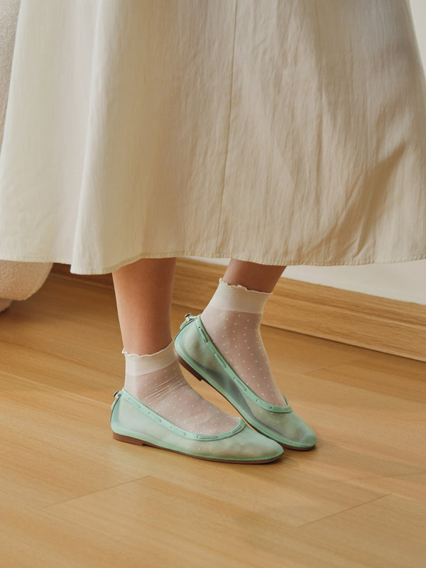 Glove Flats - Mint Mesh