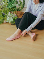 Glove Flats - Pink Mesh