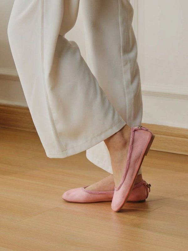 Glove Flats - Pink Mesh