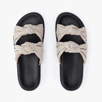 Knotty Marshmallow - Fog Leather