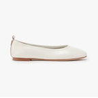 Glove Flats - Cream Patent