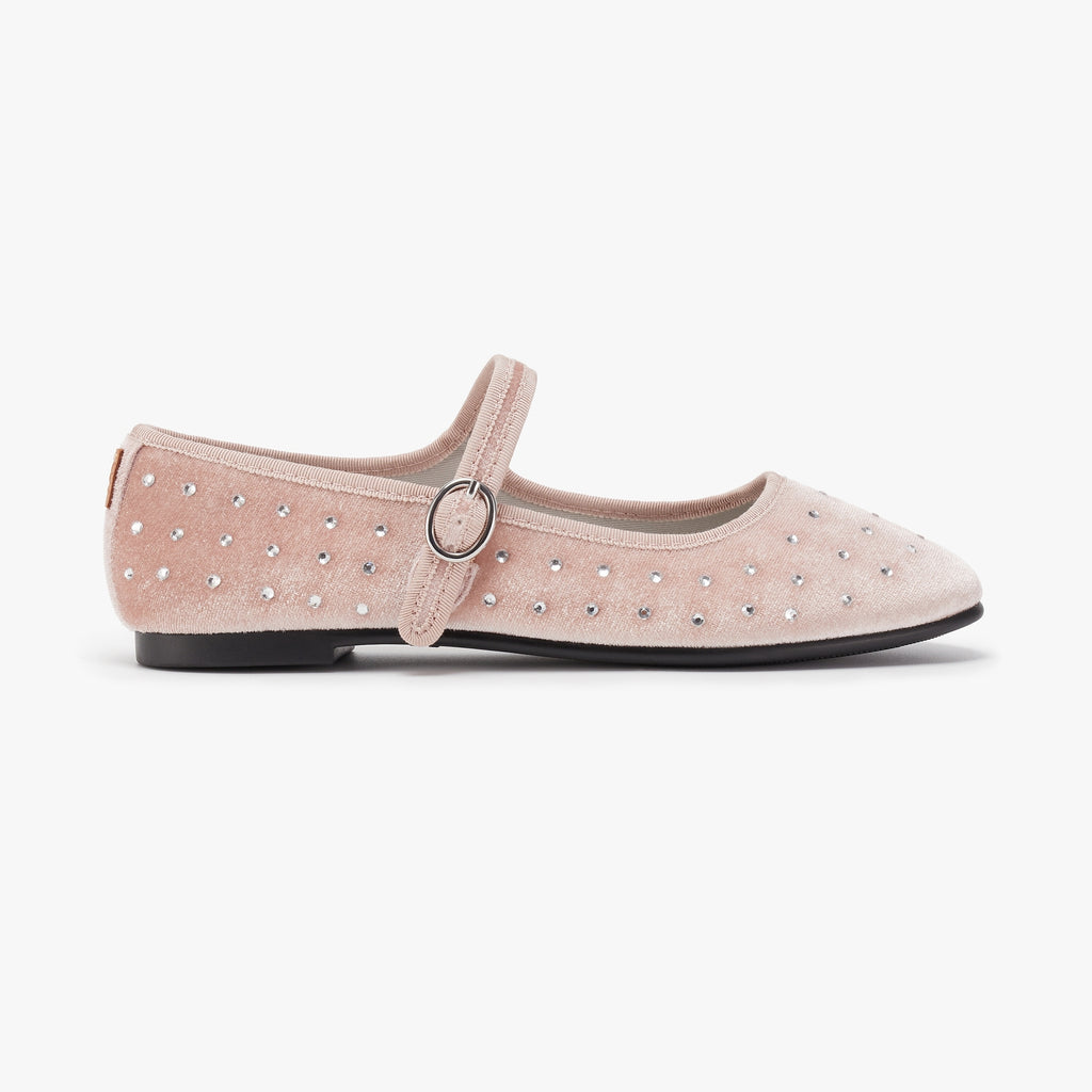 Belle Mary Jane - Diamante Pink