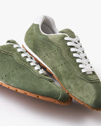 Softe Sneakers - Olive Suede