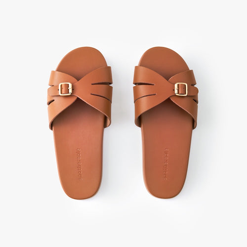 Sunday Slides - Tan – Anothersole SG