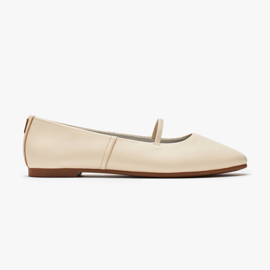 Travel Flats - Ivory