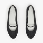 Travel Flats - Starlet Black
